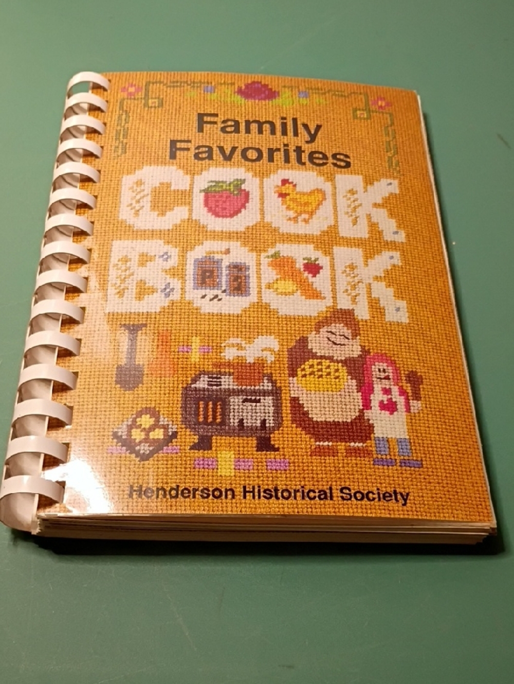 Family Favorites Cookbook - Yellow Spiral-Bound Recipe Collection